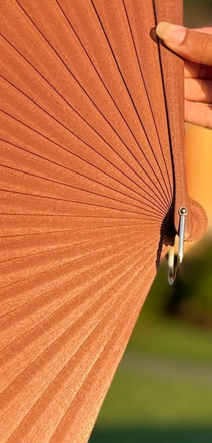 Éventail Suzon 23 cm, photo produit 4, fait main en Espagne